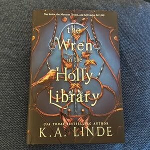 The Wren in the Holly Library-hard copy- sprayed edges